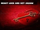 Spielen Heart lock and key jigsaw now