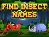 Spielen Find insect names now