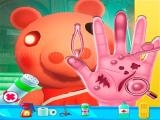 Spielen Piggy hand doctor fun games for girls online now