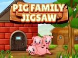 Spielen Pig family jigsaw now