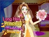 Spielen Long hair princess wedding dress up now