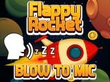 Spielen Flappy rocket playing with blowing to mic now