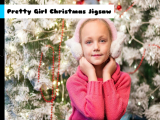 Spielen Pretty girl christmas jigsaw now
