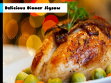Spielen Delicious dinner jigsaw now