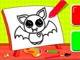 Spielen Easy kids coloring bat now