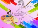 Spielen Little ballerinas coloring now