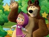 Spielen Masha and the bear hidden stars now
