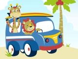 Spielen Cute animals with cars difference now