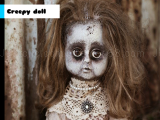 Spielen Creepy doll jigsaw now