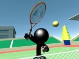 Spielen Stickman tennis 3d now