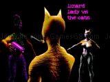 Spielen Lizard lady vs the cats now