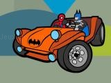 Spielen Superhero cars coloring book now