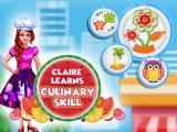 Spielen Claire learns culinary skills now