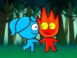 Spielen Red boy and blue girl forest adventure now