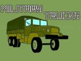 Spielen Military trucks coloring now