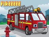 Spielen Fire truck jigsaw now