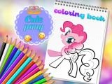 Spielen Cute pony coloring book now