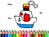 Spielen Bts boat coloring now