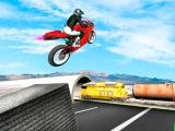 Spielen Highway traffic bike stunts now